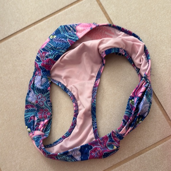 Floral Periwinkle lavender bikini set - Picture 2 of 4